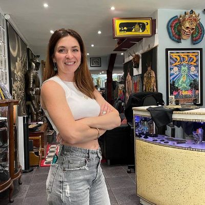 Georgina Blackledge was posing for a photo shoot after tattooing her Armpit